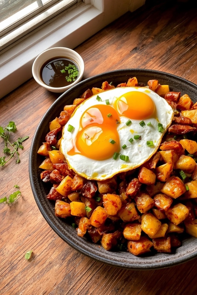 savory sweet corned beef hash