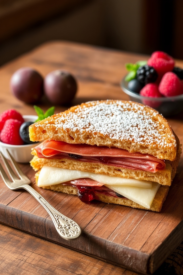 savory sweet gourmet sandwich delight