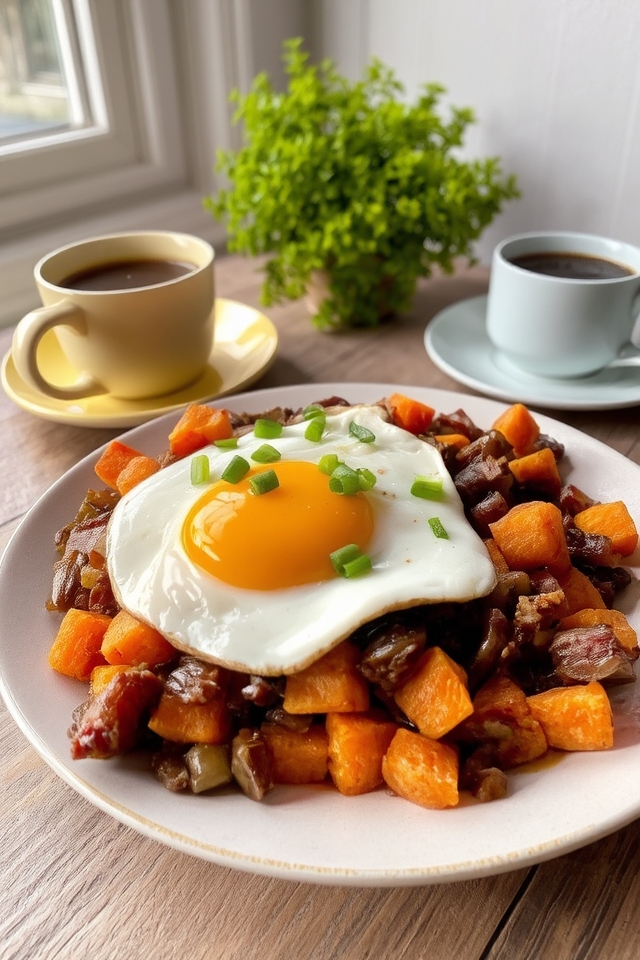 savory sweet potato hash
