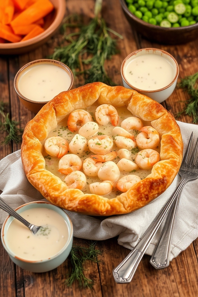 seafood pot pie delight