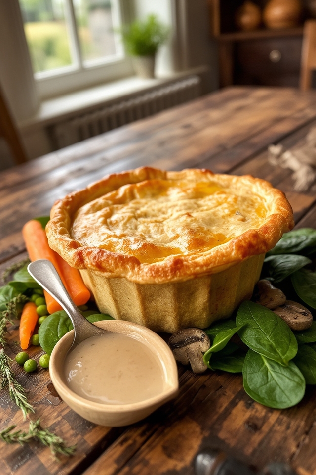 seasonal veggie pot pie