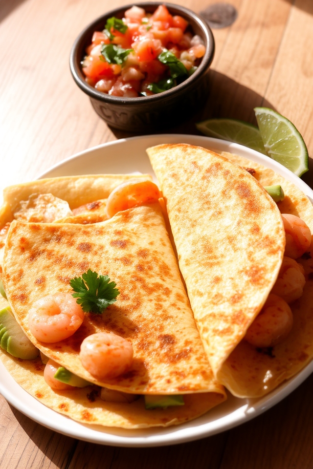 shrimp avocado quesadilla recipe