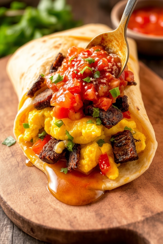 smoky burnt ends burrito
