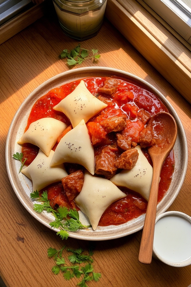 soft pillowy czech dumplings
