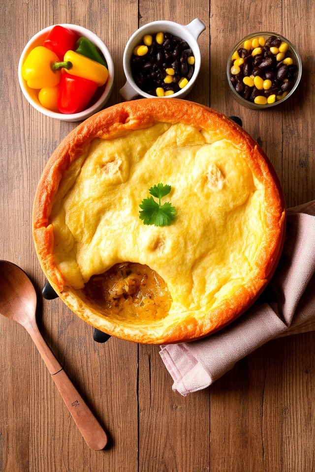 southwest spiced chicken pot pie