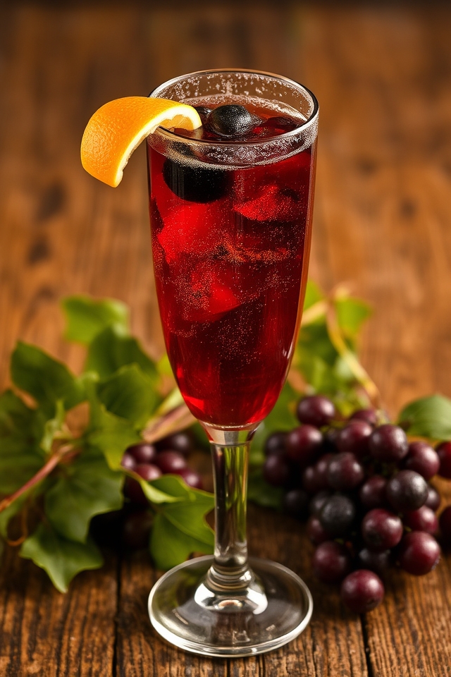 sparkling chianti cocktail delight