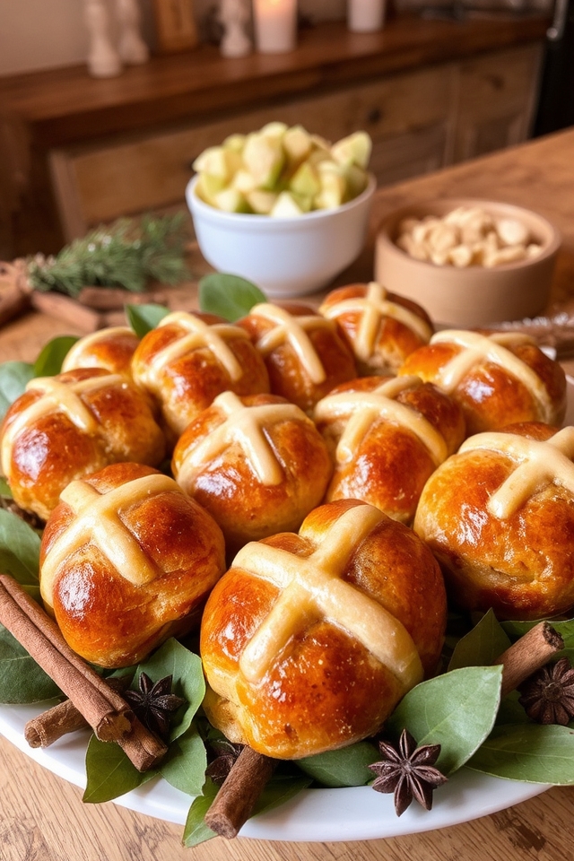 spiced apple cinnamon buns