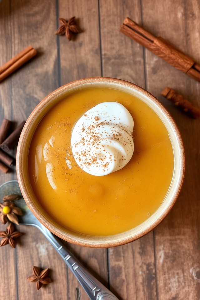 spiced butterscotch dessert delight