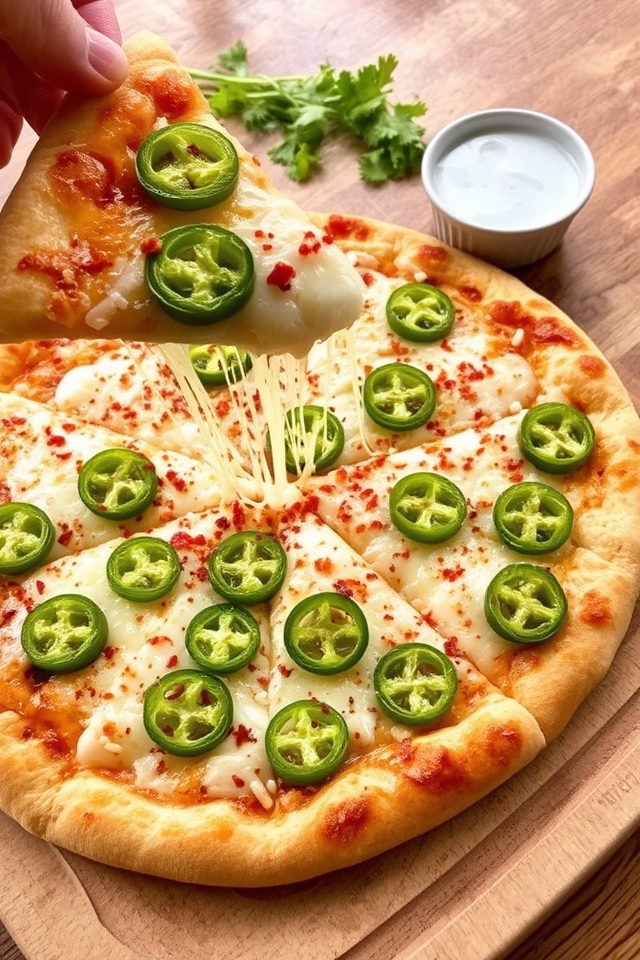 spicy cheese pizza delight