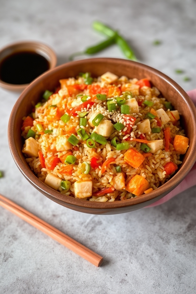 spicy kimchi fried rice