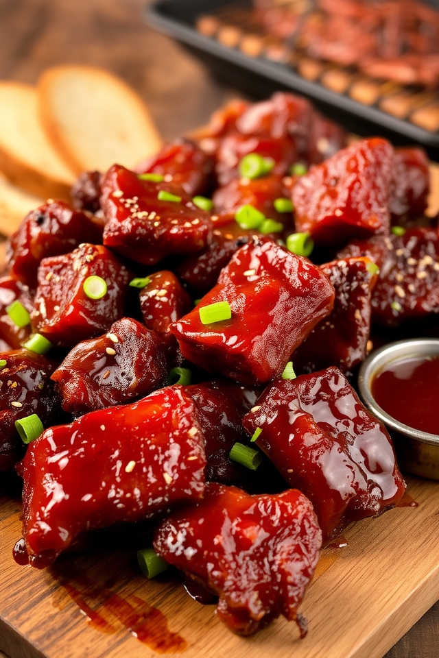 spicy smoked brisket bites
