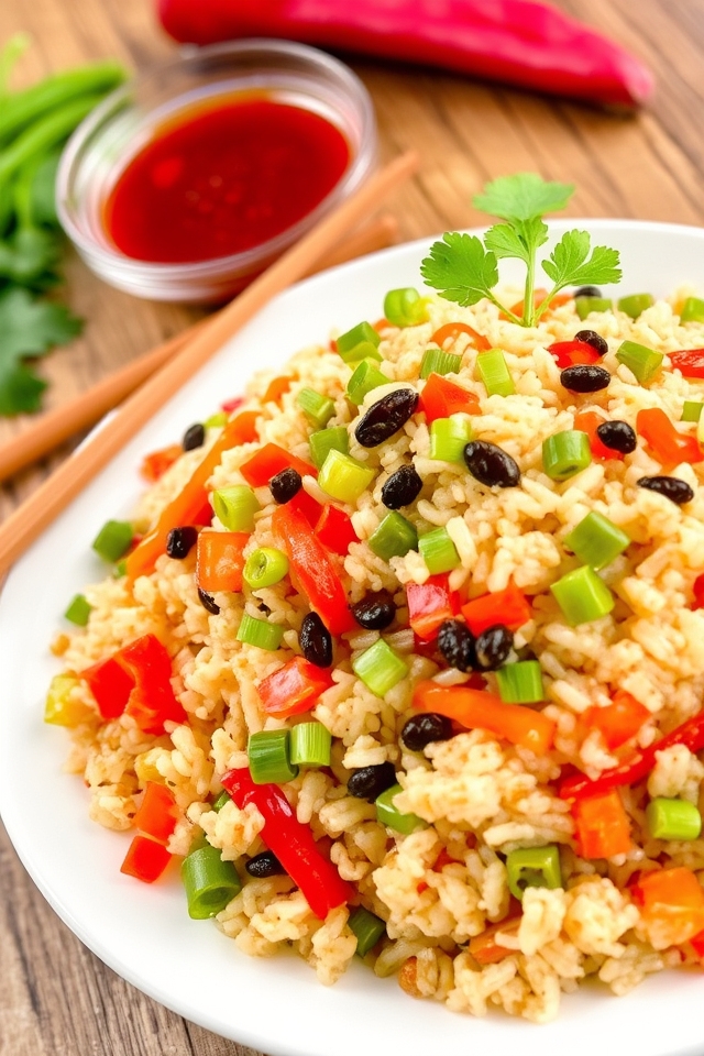 spicy szechuan fried rice delight