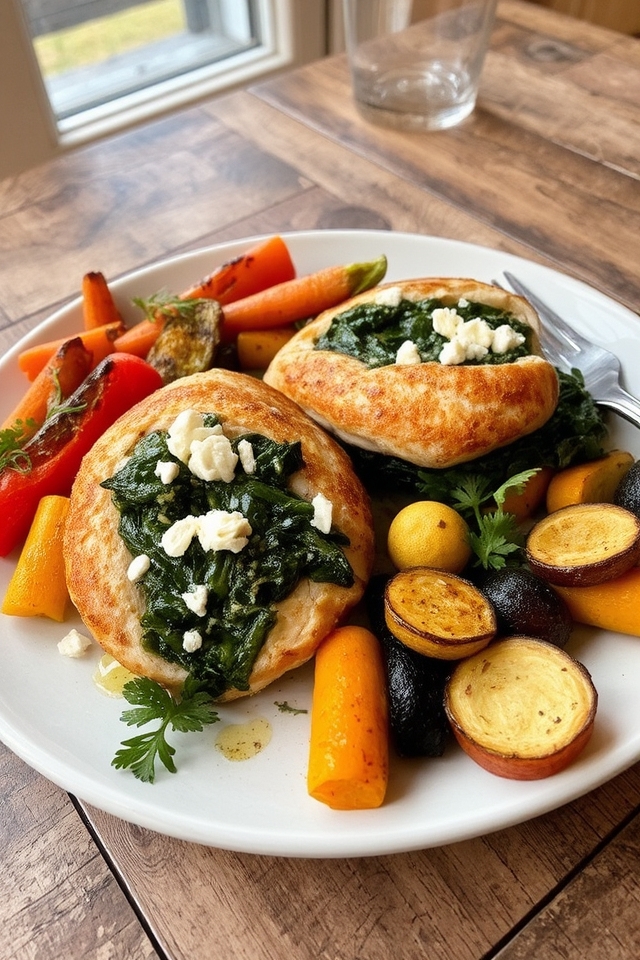 spinach feta chicken delight