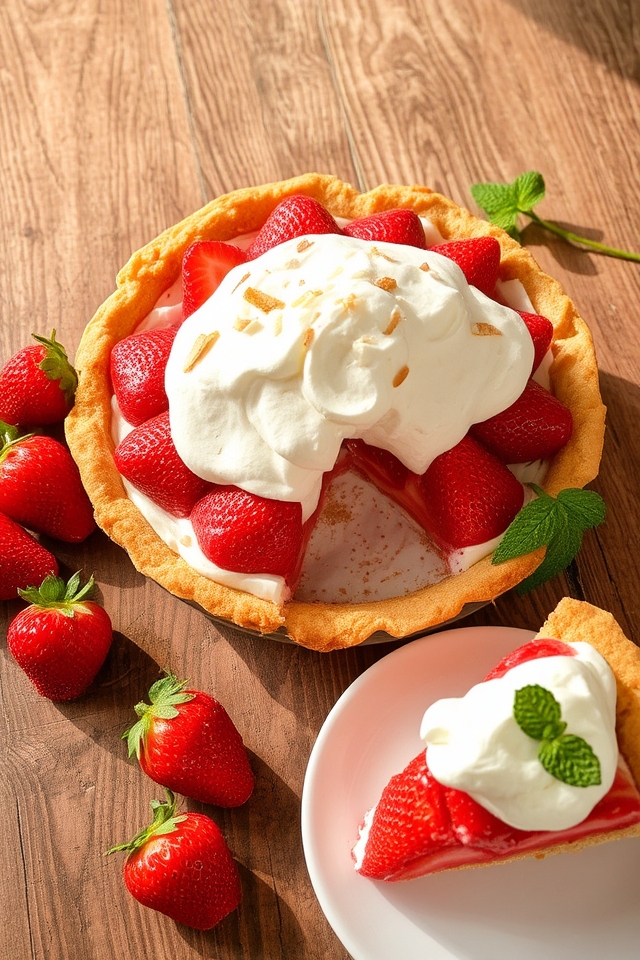 strawberry cream pie delight