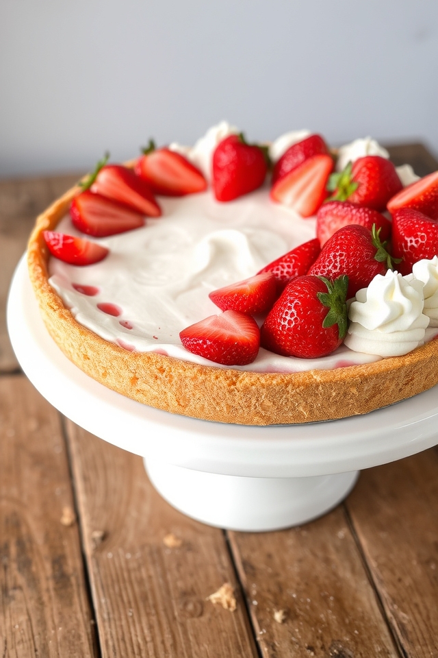 strawberry cream pie delight