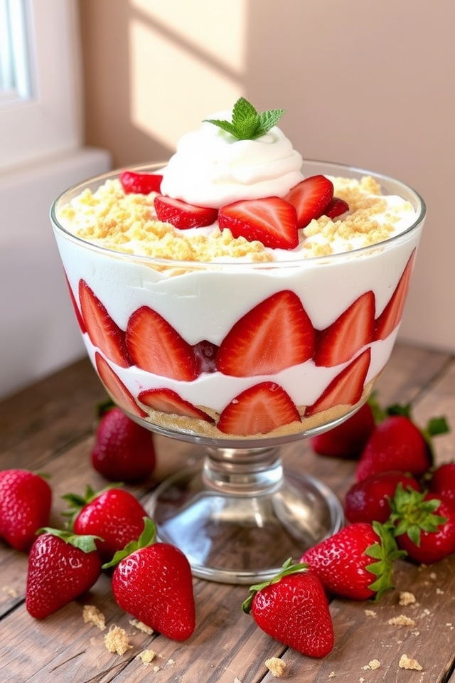 strawberry cream pie delight