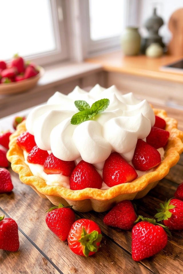 strawberry cream pie delight