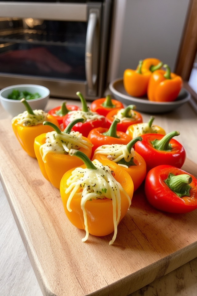 string cheese stuffed peppers