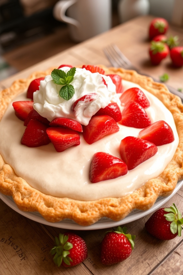 summer strawberry cream delight