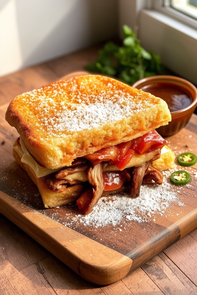 sweet and savory sandwich delight