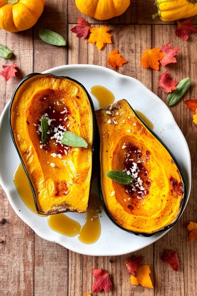 sweet and tangy roasted squash