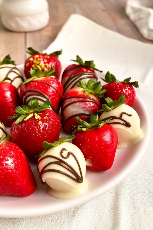 sweet chocolate strawberry indulgence