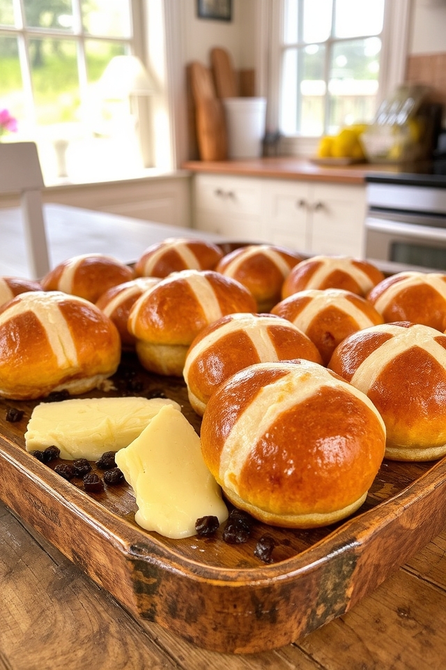 sweet spiced easter buns