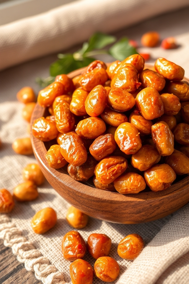 sweet spicy crunchy snack