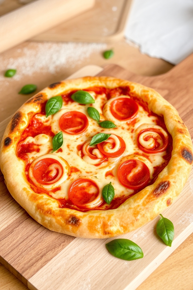 swirled pepperoni cheese delight