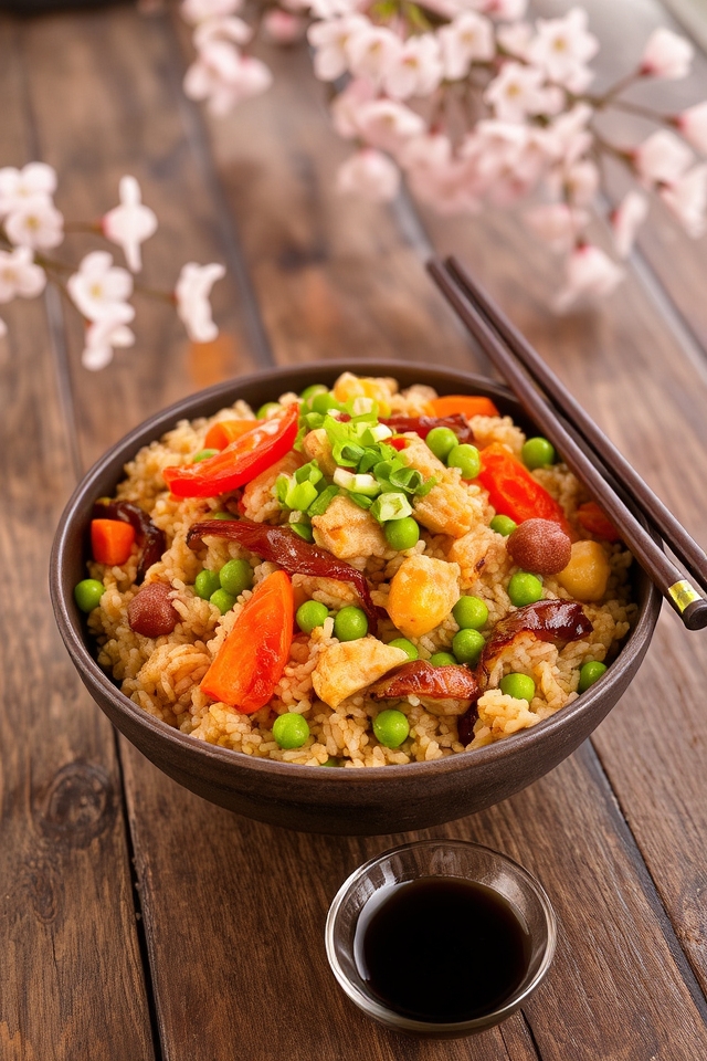 teriyaki chicken fried rice