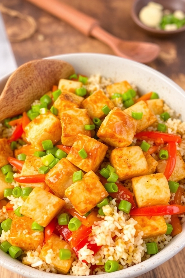 tofu fried rice recipe