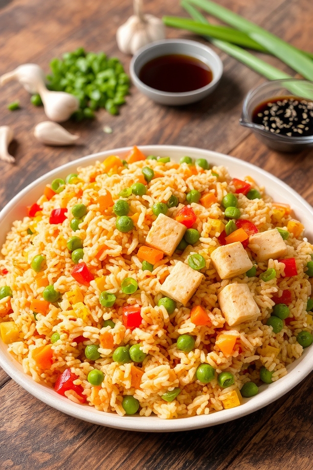 tofu vegetable fried rice