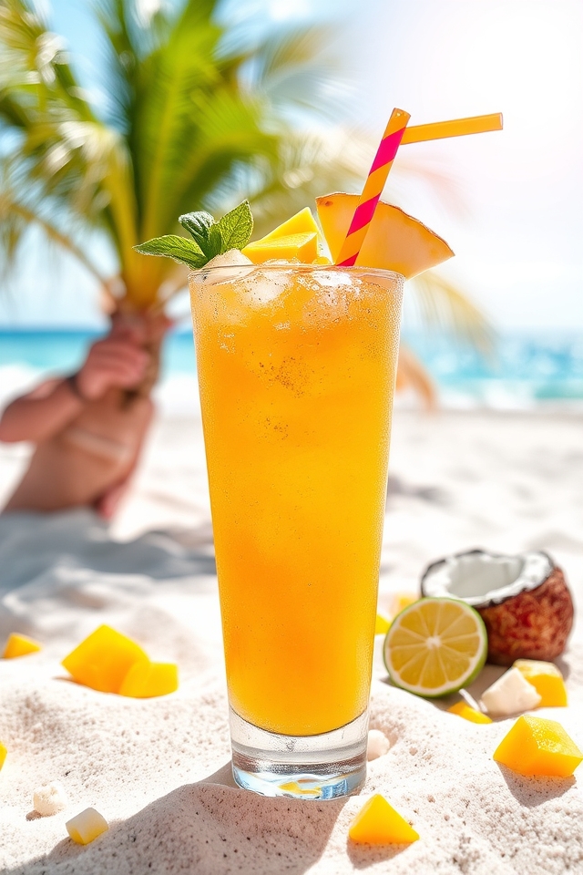 tropical beer slushy delight