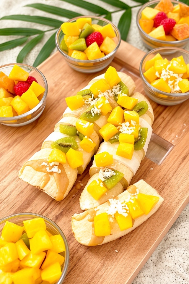 tropical fruit banana treat