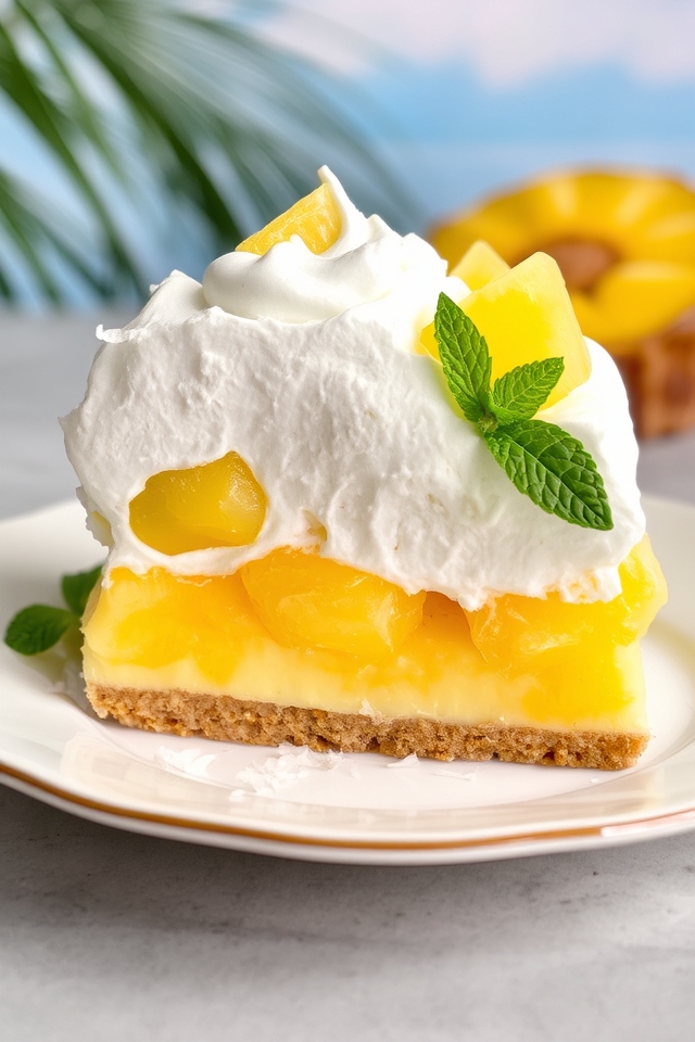 tropical layered dessert delight
