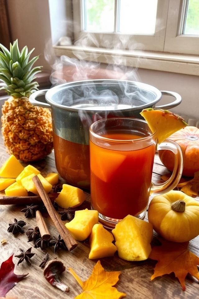 tropical spiced apple cider
