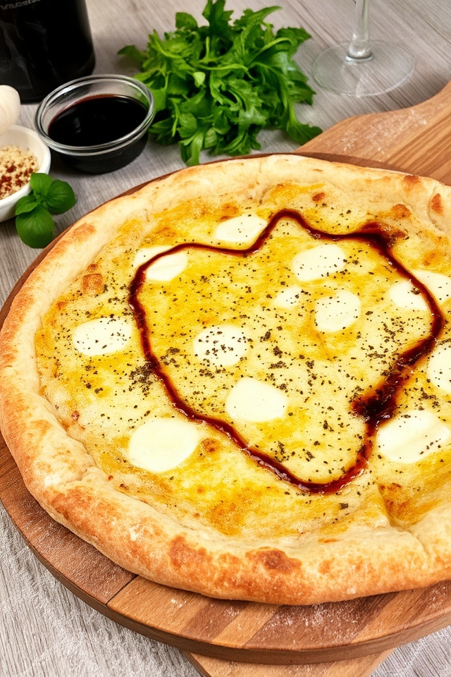 truffle oil cheese pizza
