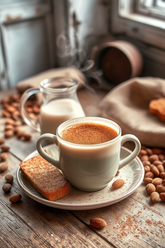 vanilla almond milk delight