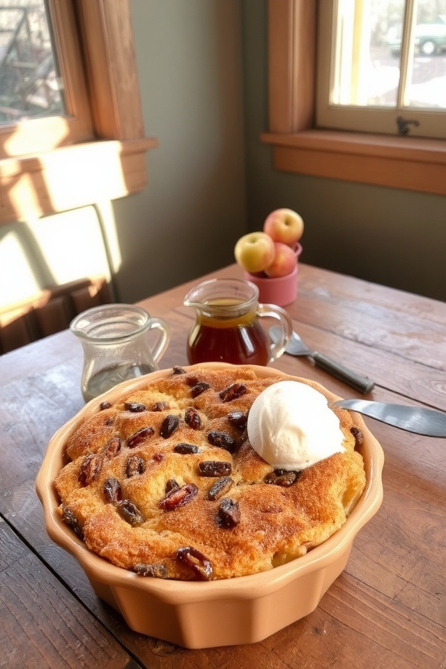 warm cinnamon apple dessert