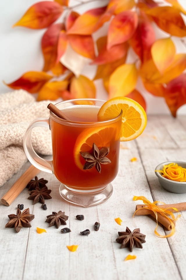 warm spiced apple beverage