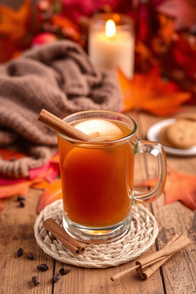 warm spiced apple cider