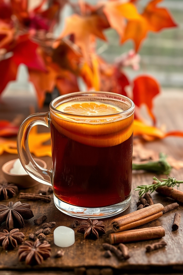 warm spiced orange beverage
