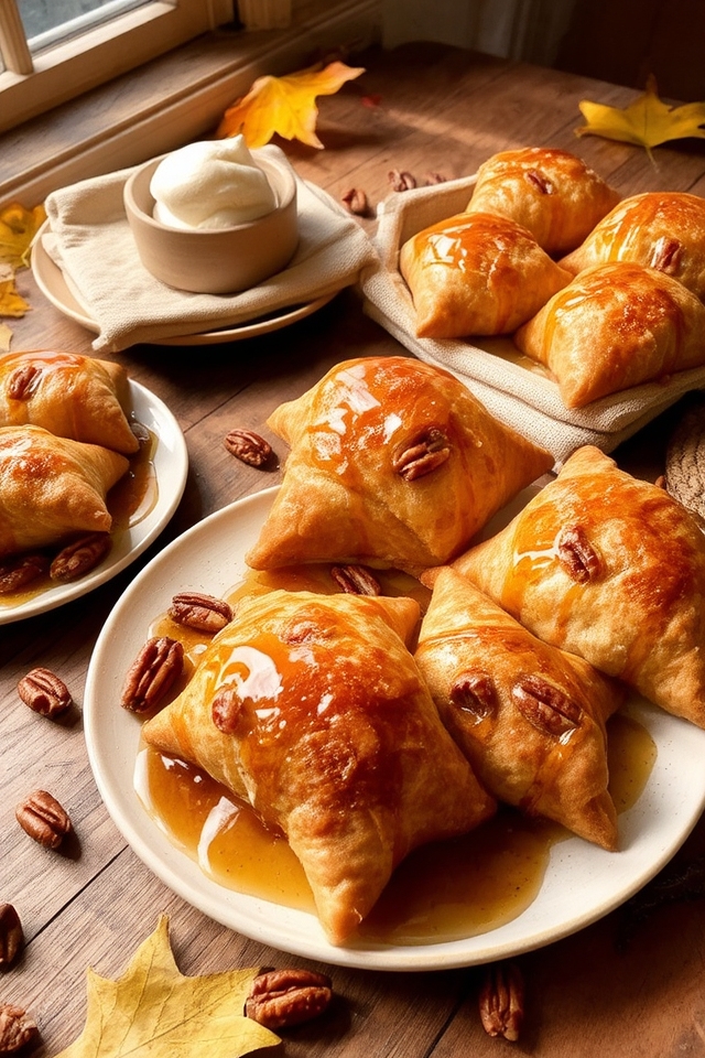 warm sweet nutty dumplings