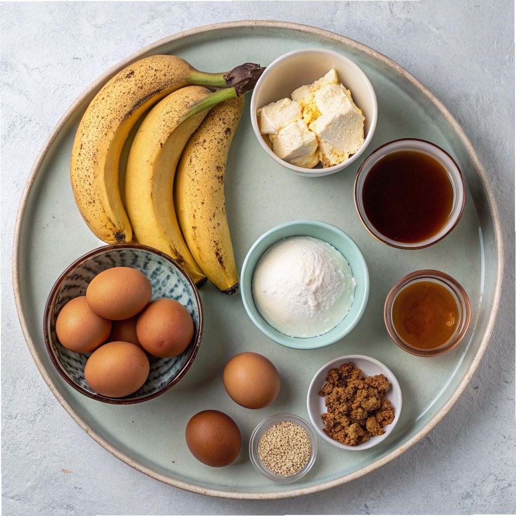Ingredients of Banana Bread