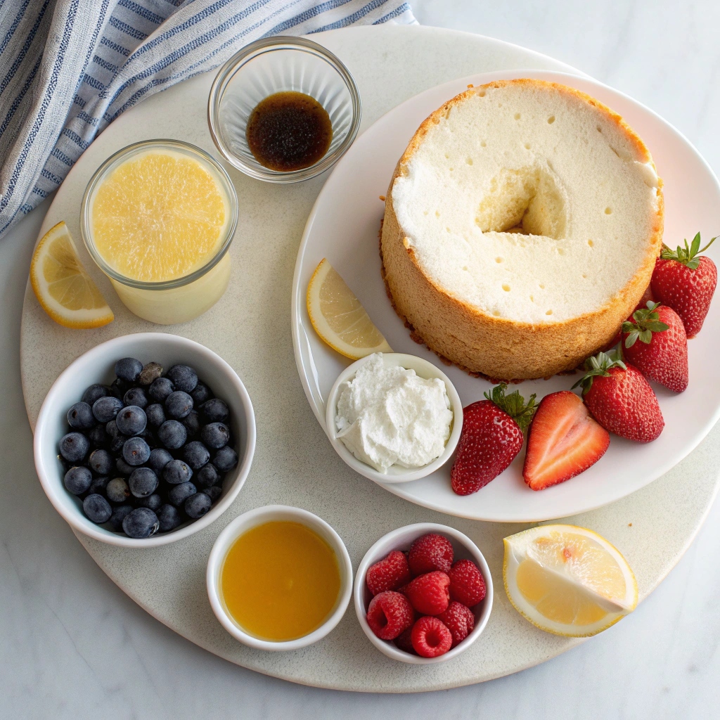 Ingredients of Berry Trifle