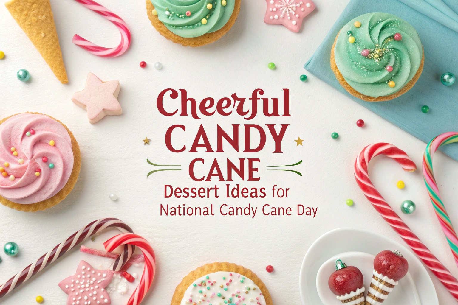 Cheerful Candy Cane Dessert Ideas for National Candy Cane Day