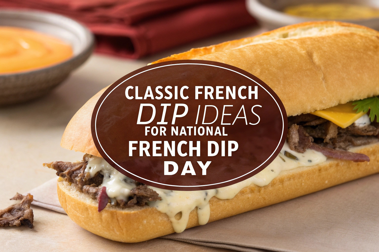 Classic French Dip Ideas for National French Dip Day