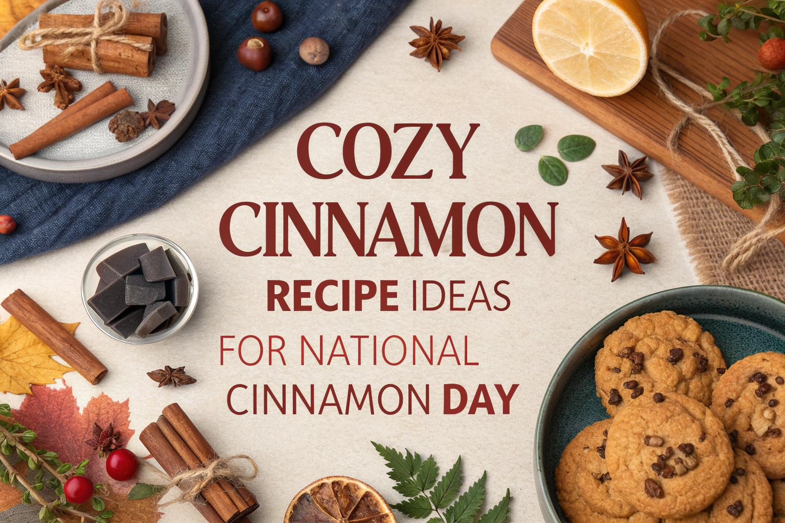 Cozy Cinnamon Recipe Ideas for National Cinnamon Day