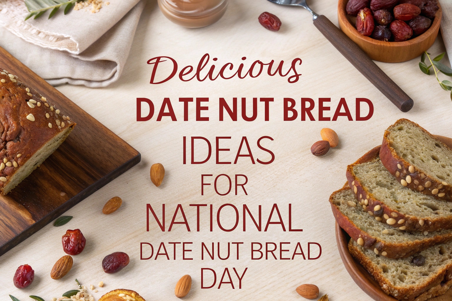 Delicious Date Nut Bread Ideas for National Date Nut Bread Day
