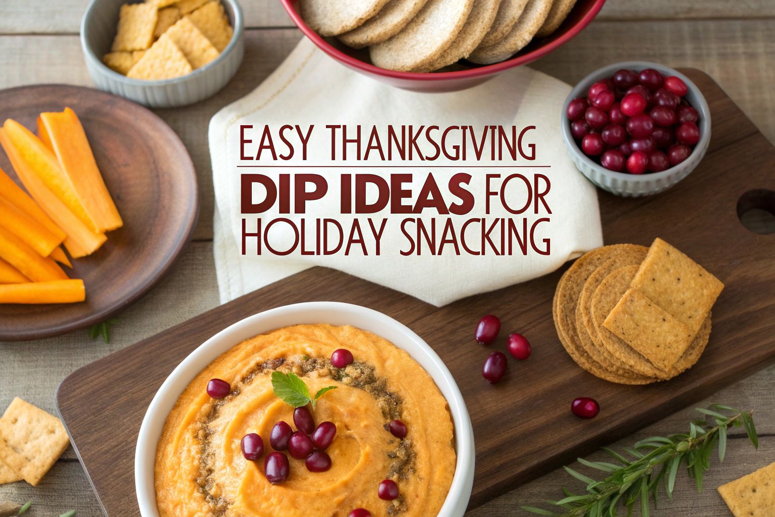Easy Thanksgiving Dip Ideas for Holiday Snacking